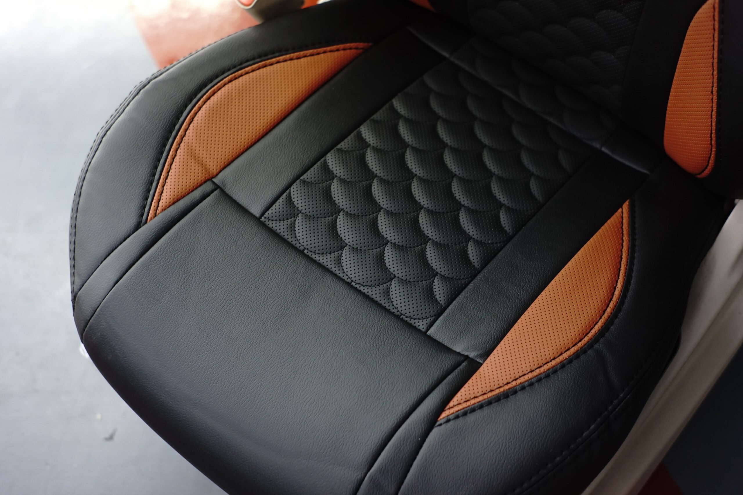 Leather seat covers
